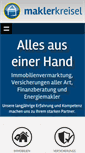 Mobile Screenshot of maklerkreisel.de